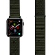 Нейлоновый ремешок для Apple Watch 42/44/45 mm LYAMBDA Vega (темно-зеленый)