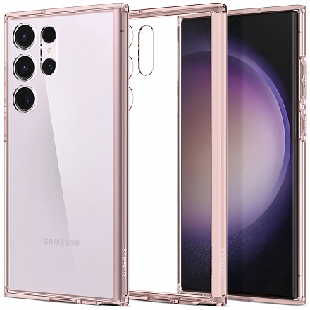 Чехол Spigen Spigen Ultra Hybrid для Samsung Galaxy S23 Ultra (розовый) ACS06079