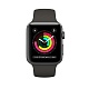 Умные часы Apple Watch Series 3 38мм (MR352RU/A)корпус из алюминия цвета «серый космос», спортивный ремешок серого цвета 