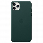 Кожаный чехол Apple Leather Case для Apple iPhone 11 Pro Max Forest Green (MX0C2ZM/A)