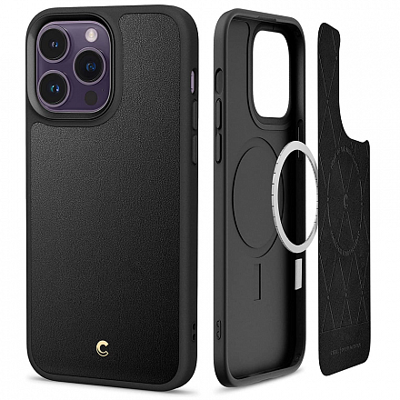 Чехол Spigen CYRILL Kajuk MagSafe для Apple iPhone 14 Pro Max (черный)