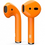 Беспроводные наушники Apple AirPods Custom Colors (gloss orange)
