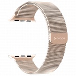 Ремешок металлический Deppa Band Mesh для Apple Watch 42/44 mm (золотой)