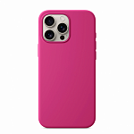 Чехол для iPhone 16 Pro Silicone Case MagSafe (фуксия)