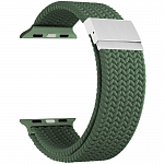 Плетеный нейлоновый ремешок для Apple Watch 38/40/41 mm LYAMBDA PLEIONE зеленый
