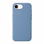 Чехол iPhone 16e Silicone Case Magsafe (синий)