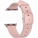 Кожаный ремешок Lyambda Maia для Apple Watch 42mm\44mm (розовый)