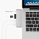 USB-C адаптер Deppa для MacBook 12, 5в1 (серебристый)