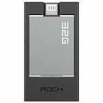 Внешний накопитель для Apple iPhone, iPad (Lightning) Rock Flash Drive 32 Gb MFI серый