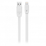 Кабель передачи данных Remax Lightning to USB Full Speed Cable Series 1м для iPhone 5\6, iPad mini, iPad Air, iPad 4 (белый)