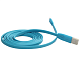Кабель передачи данных Remax Lightning to USB Full Speed Cable Series 1,5м для iPhone 5\6, iPad mini, iPad Air, iPad 4 (голубой)