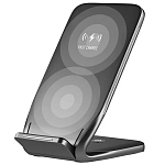 Быстрое беспроводное зарядное устройство Rock W3 (DT-618) Fast Wireless Charging Stand (черное)