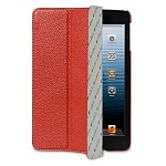 Кожаный чехол для iPad mini Melkco Slimme Cover Type красный