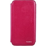 Кожаный чехол для Samsung Galaxy Note 2 nuoku (розовый)