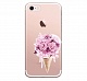 Силиконовый чехол Olle для Apple iPhone 7 (Букет)