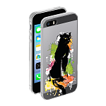 Чехол для Apple iPhone 5/5S Deppa Gel Art Animal Пантера