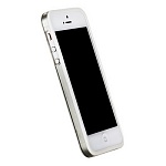 Бампер GRIFFIN белый с прозрачной полосой для iPhone 5, 5s