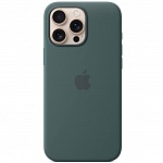 Чехол iPhone 16 Pro Max Silicone Case Magsafe (зеленый)