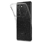 Чехол Spigen Liquid Crystal Glitter для Samsung Galaxy S21 Ultra (прозрачный)