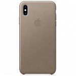 Чехол Apple Leather Case для iPhone XS Max TAUPE MRWR2ZM/A