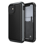 Противоударный чехол X-Doria Defense Lux Black carbon fiber для Apple iPhone 11