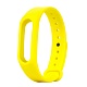 Ремешок силиконовый для Xiaomi Mi Band 2 желтый