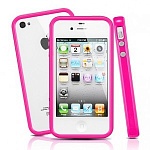Бампер SGP Neo Hybrid 2S для iPhone 4\4S (pink)