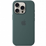 Чехол для iPhone 16 Pro Silicone Case MagSafe (зеленый)
