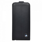 Кожаный чехол BMW Signature blue для iPhone 5, 5s BMFLP5LN