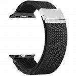Плетеный нейлоновый ремешок для Apple Watch 38/40/41 mm LYAMBDA PLEIONE черный