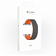Силиконовый ремешок Lyambda ACRUX для Apple Watch 38mm\40mm\41mm (серый\оранжевый)