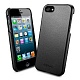 Кожаный чехол для iPhone 5 SGP Case Genuine Leather Grip черный