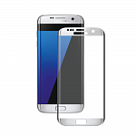 Защитное стекло 3D для Samsung Galaxy S7 edge Deppa 0.3 мм серебряное