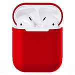 Силиконовый чехол для Apple AirPods Silicone Case (красный)