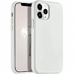 Силиконовый чехол Silicone Case для Apple iPhone 12 Pro Max (белый)