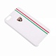 Пластиковый чехол-накладка lamborghini для iPhone 5/5S tricolor-D1 белый
