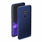 Чехол для Samsung Galaxy S9+ Deppa Case Silk (синий металлик)