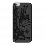 Чехол и защитная пленка для Apple iPhone 6 Deppa Art Case Black орел
