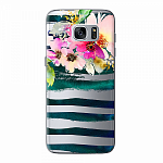 Чехол для Samsung Galaxy S7 Deppa Art Case Flowers Акварель