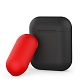 Чехол Deppa для AirPods двухцветный (черный/красный)