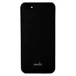 Чехол-накладка пластиковая Moshi для iPhone 5 черная