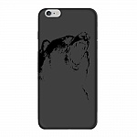 Чехол и защитная пленка для Apple iPhone 6 Plus Deppa Art Case Black медведь