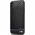 Чехол BMW M-Collection Aluminium/Carbon Hard для Apple iPhone X\XS (черный)