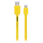 Кабель передачи данных Remax Lightning to USB Fishbone 1.0 м желтый