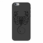 Чехол и защитная пленка для Apple iPhone 6 Deppa Art Case Black скорпион