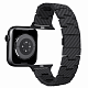 Ремешок Pitaka для Apple Watch 42/44/45 mm, Carbon Fiber Link Retro, полоска (Черно-серый)