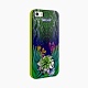 Чехол для iPhone 5/5S Puro Just Cavalli PHYTON FLOWERS зеленый