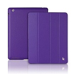 Jison Case Premium Leather кожаный чехол для iPad 2\3\4 (фиолетовый)