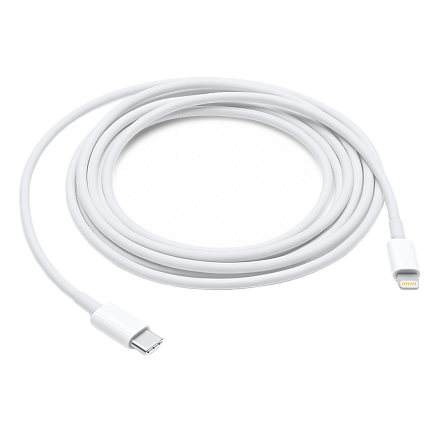 Кабель передачи данных Apple USB Type-C - Lightning 1 m (MQGJ2ZM/A) white