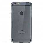 Силиконовый чехол для iPhone 6\6S (серый полупрозрачный)
